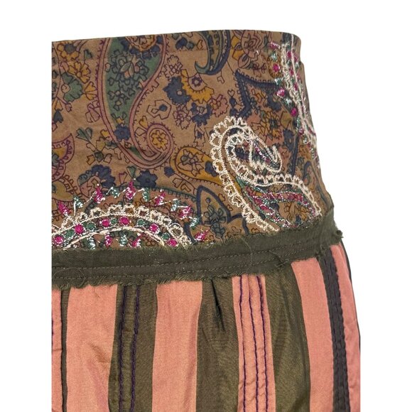 NWT Vtg 90s Solstice Blazer Tiered Skirt Set • Whimsigoth Steampunk Boho Grunge - Picture 8 of 16